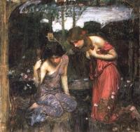 Waterhouse, John William - Nymphs Finding the Head of Orpheus